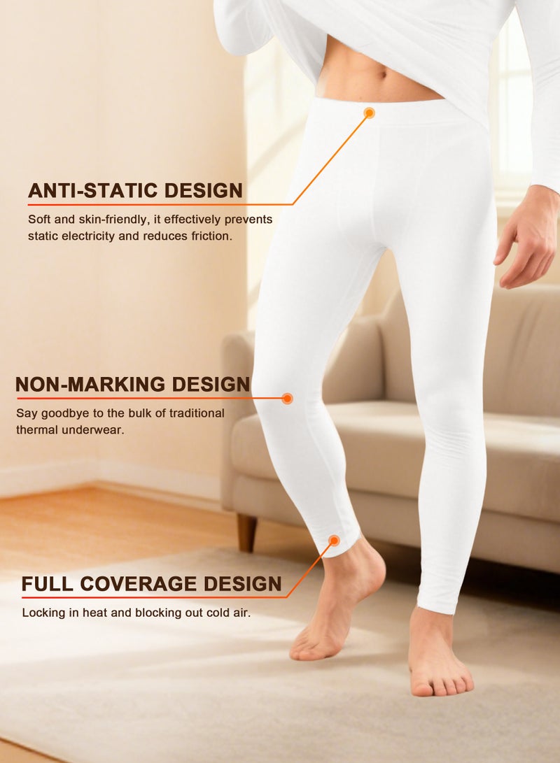 اكسيموس الملابس الداخلية الحرارية للرجال، ملابس الخريف، الطبقات الأساسية، الأعلى والسفلية للطقس البارد - Image 4